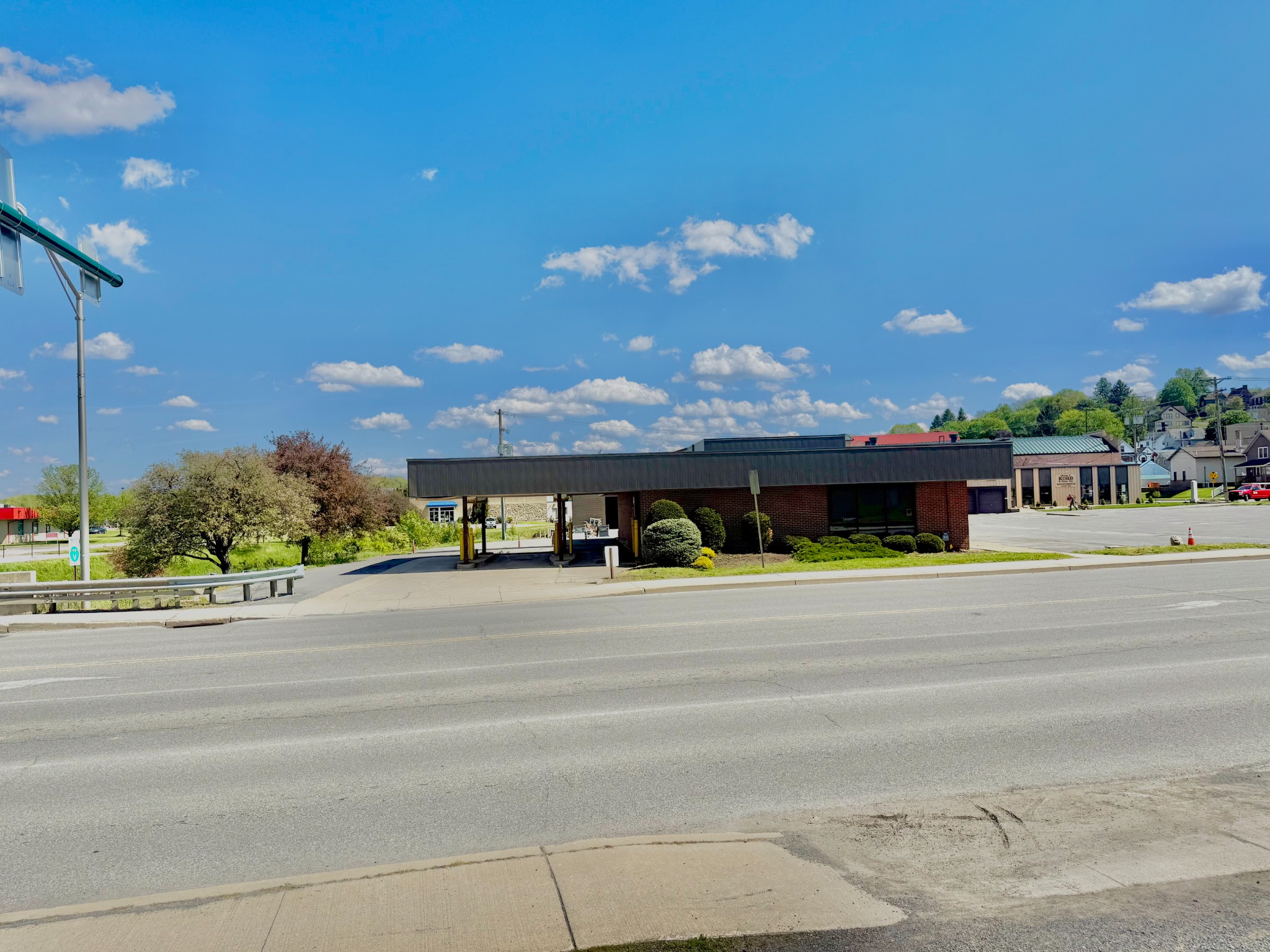 Wide exterior frontage view